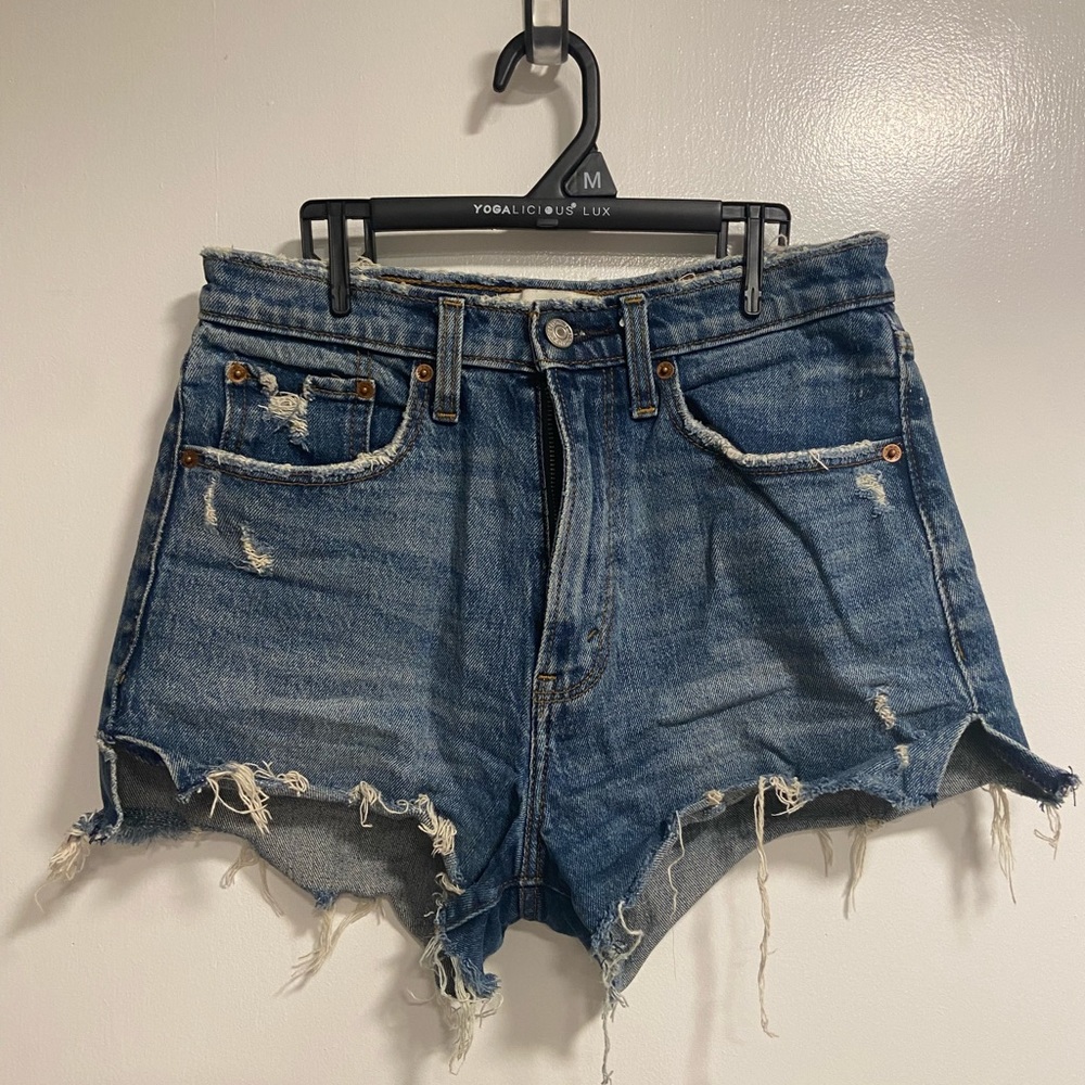 Abercrombie & Fitch High Rise Mom Jean Short